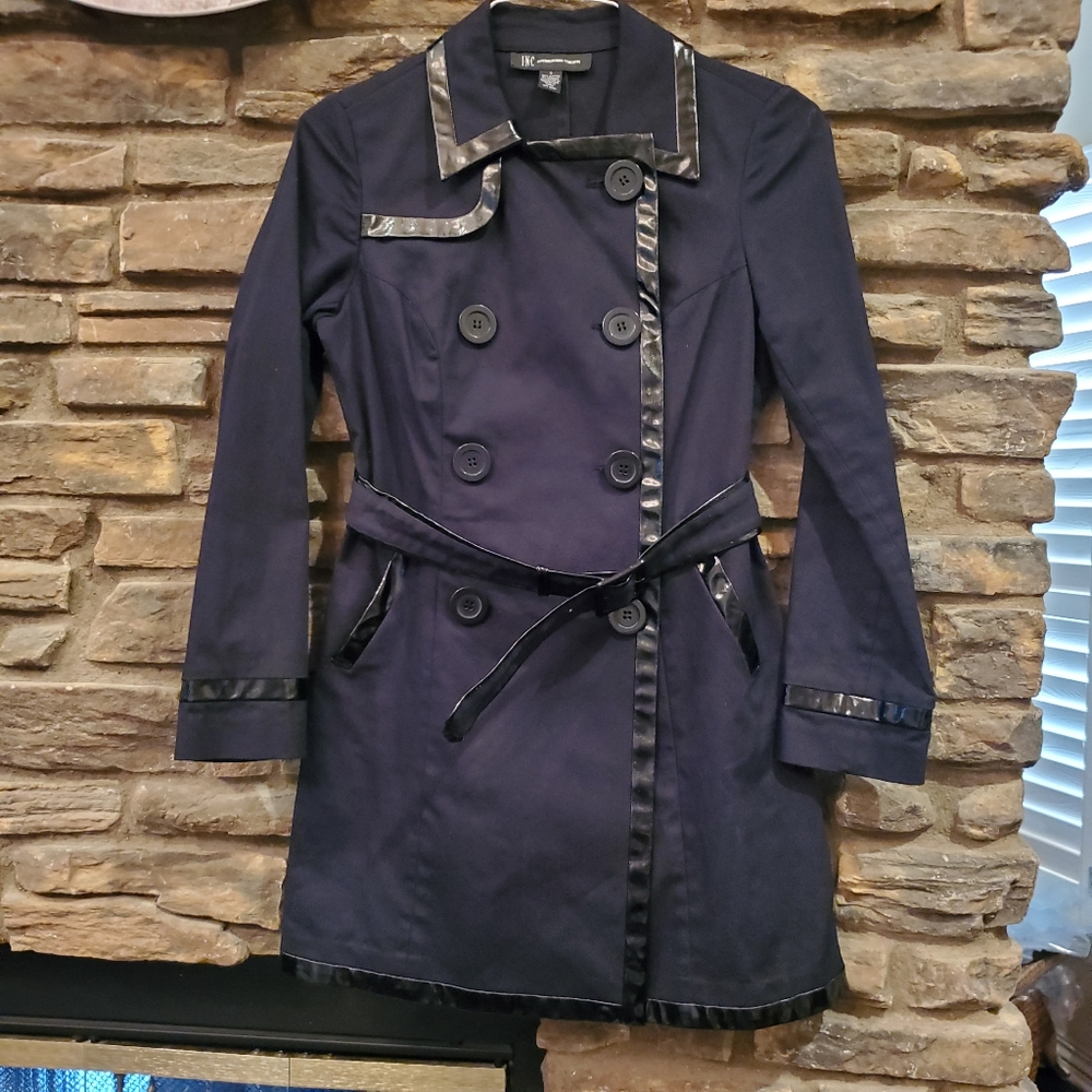 INC INTERNATIONAL CONCEPTS TRENCH COAT S